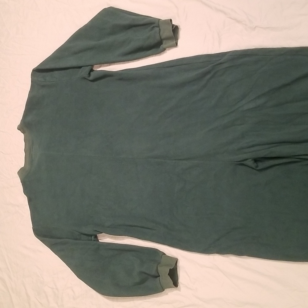 Big Feet Green Adult Blanket Sleeper - Picture 4 of 6